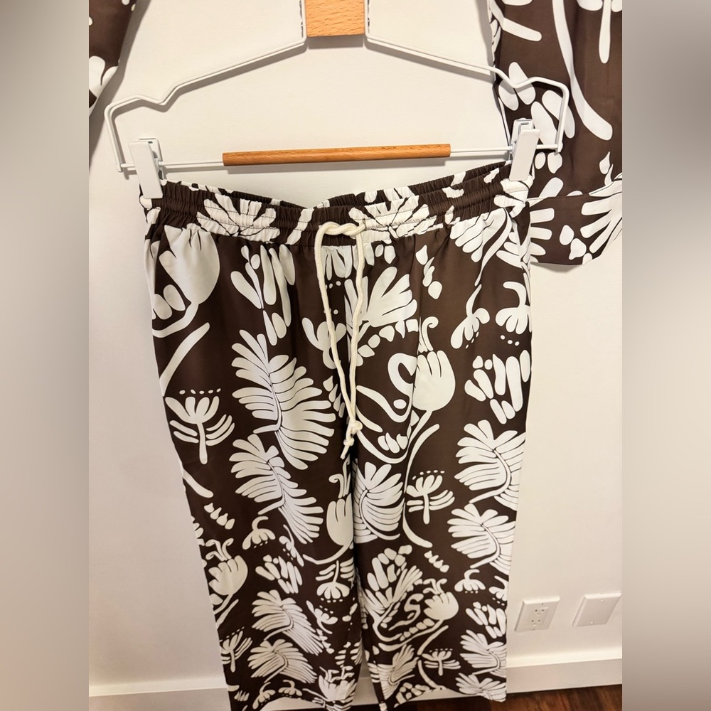 Commense 3 piece Brown print set L - Picture 8 of 10